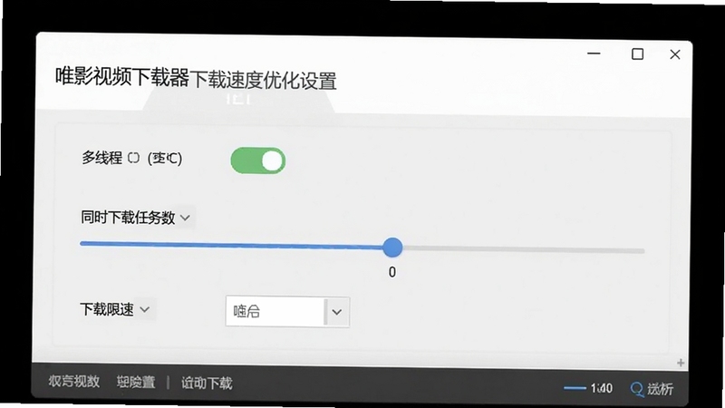 ΨӰ��Ƶ�����������ٶ��Ż�����ҳ�棬����չʾ�������ý����е����ز���ѡ��������߳̿��ء�ͬʱ�������������顢�����������õȣ��������࣬����Ϊǳ��ɫ