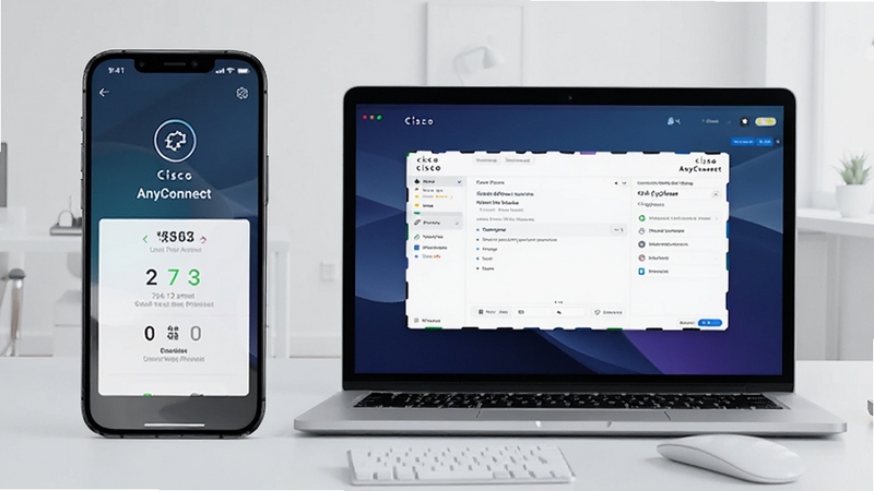 Cisco AnyConnect �ƶ�������Զ�ͬ��ʹ�õĳ���ͼ���������Ϊ�ֻ���ʾ����״̬���Ҳ�Ϊ�ʼǱ�������ʾ�ͻ��������棬����Ϊ��Լ��ǳ��ɫ�칫��������ͼƽ�⣬ϸ�ڷḻ