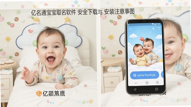 亿名通宝宝取名软件安全下载与安装注意事项示意图