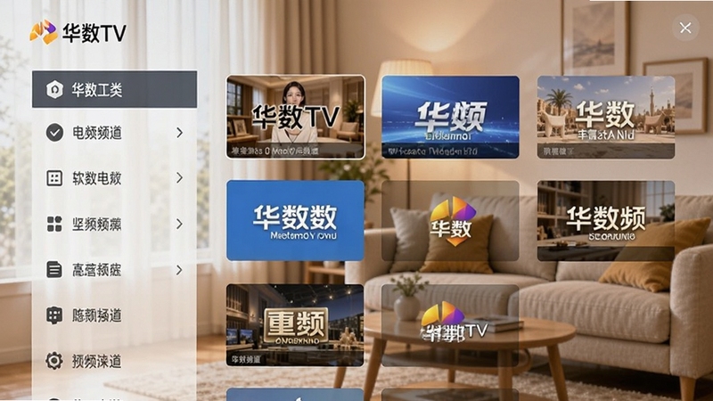 ����TV����Ƶ���б����棬�������ΪƵ�����ർ�����Ҳ�Ϊ���Ƶ��Ԥ������ͼ������Ϊ��ܰ��ͥ������ɫ����ͣ�ͻ������TVƵ���ḻ�ԺͲ��������