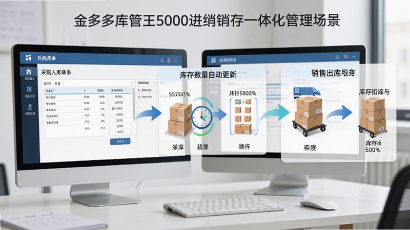 �������5000������һ�廯�����������������Ϊ�ɹ���ⵥ��¼����棬�м�Ϊ��������Զ����¶���ʾ�⣬�Ҳ�Ϊ���۳�������ۼ�����չʾ������Ϊ���İ칫�����������Ļ������������ֱ�ۣ����������Զ���ת�ı����