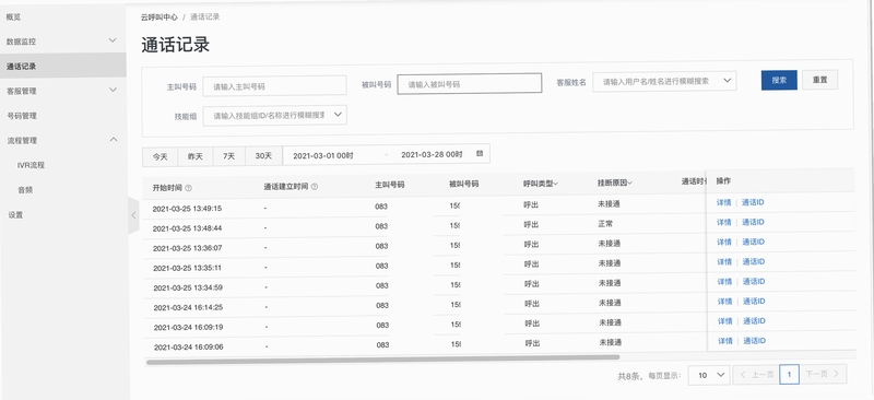 �ƻ�����绰 ͨ����¼����