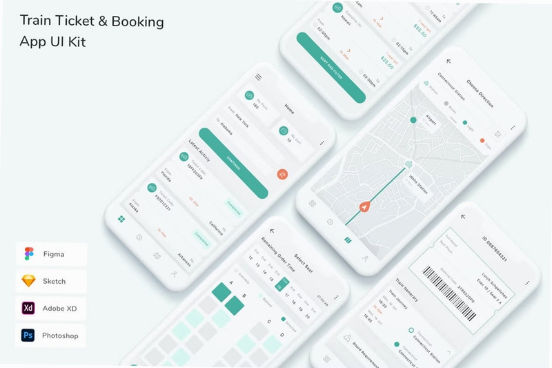China Train Booking 行程管理界面截图