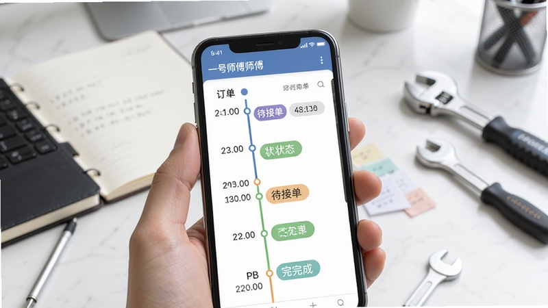 һ��ʦ��ʦ���˶�������ҳ�棬�ֻ���Ļ��ʾ����ʱ�����״̬��ǩ���Ӵ��ӵ�������ɸ��׶������ɼ��������Ǹɾ��İ칫���棬�бʼǱ��͹��ߣ���������࣬�ʺ�Booguģ������