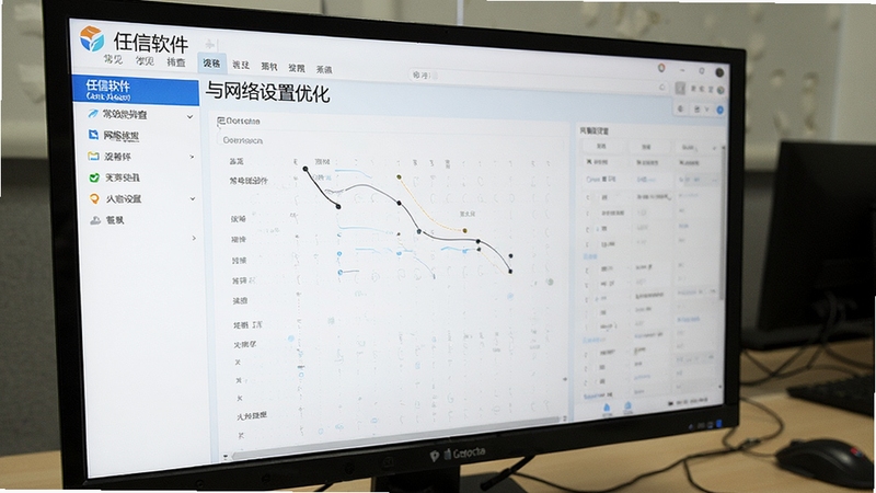 任信软件常见故障排查与网络设置优化界面展示
