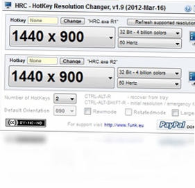 Hotkey resolution changer 系统托盘设置界面