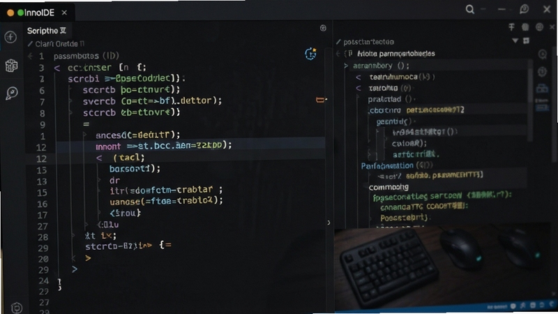 InnoIDE �ű��༭��չʾ���������뾲Ĭ�������ã�����۽���������ע�ͣ�����Ϊ��ɫ�༭�����⣬ͻ��רҵ��