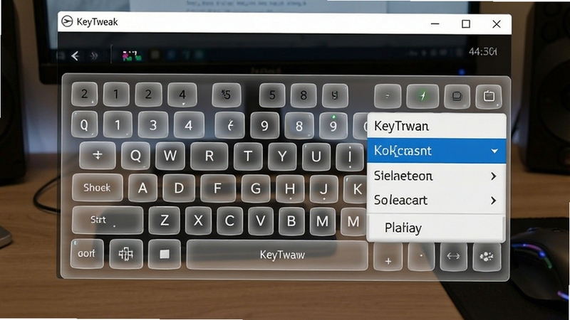 KeyTweak��͸��������̽����빦��ѡ�������˵�
