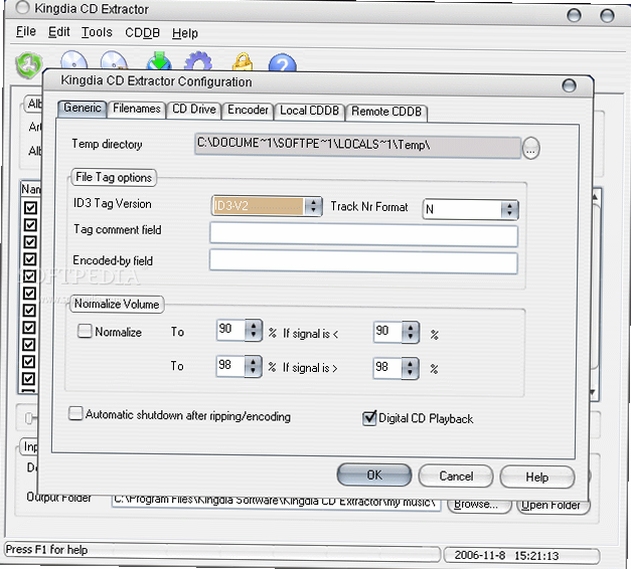 Kingdia CD Extractor 抓取音轨问题解决