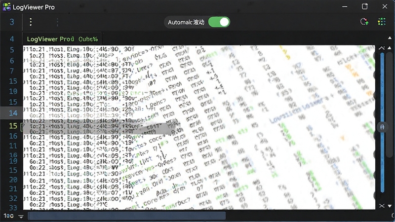 LogViewer Pro ʵʱ�����־����Ч��ͼ������չʾ������������־���ݲ�������ˢ�µĶ�̬�������Ҳ������λ�ڵײ������涥�����Զ��������ذ�ť������Ϊ��ɫ����༭�����ͻ��ʵʱ׷�ٹ���