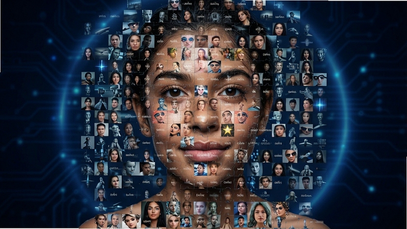 Mosaic Creator����ƥ�����湤��ʾ��ͼ������չʾһ������Ф�����ڱ�����СͼƬ����滻��ɫ�ʹ�����Ȼ������Ϊ����ɫ�Ƽ��й��Σ�ͻ�������㷨�������Booguģ������