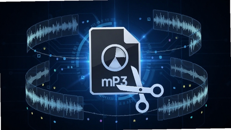 MP3 Direct Cut ������й���ʾ��ͼ����������ΪMP3�ļ�ͼ����������ߣ���Χ���Ʋ���Ƭ�Σ�����Ϊ����ɫ�Ƽ��й�Ч��ͻ������༭����