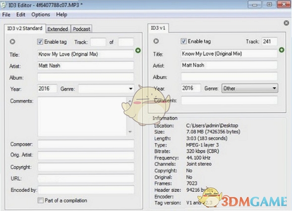 Music ID Editor ID3标签编辑教程