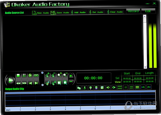 Okoker Audio Factory 界面截图