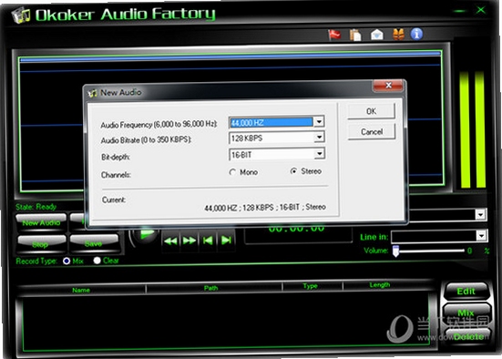 Okoker Audio Factory 录音设置教程