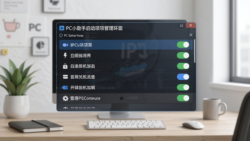 PCС�����������������ʾ��ͼ����������Ϊ�������б��뿪�ذ�ť������Ϊ��Լ�칫���棬���ֿ������ٵ�ֱ�۲�������