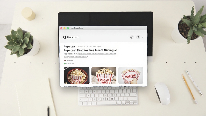 Popcorn ����������ȫòԤ��ͼ����������չʾ Popcorn ������Ѷ��Ƭ���ڣ�����Ϊ�ɾ���ǳɫ���滷���������ڳ������ű���������ͼ�����������ִ������� Boogu ģ������