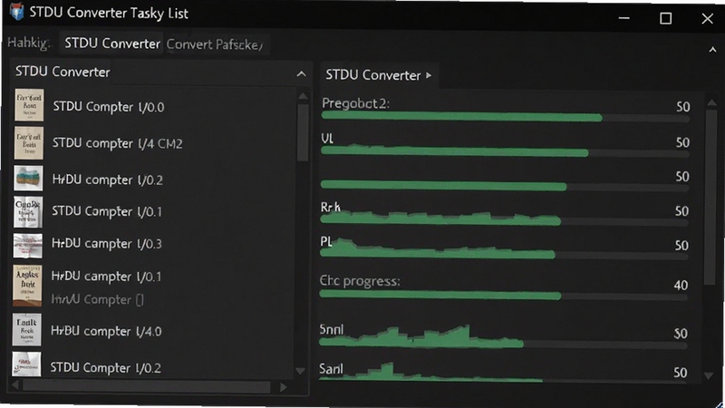 STDU Converter ����ת�������б���壬��ʾ����������ļ��������������Ϊ��ɫ���⣬ͻ����Ч������Χ