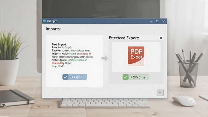 TXT2pdf���������ͼ��չʾ�ı�������PDF�������ܣ���������Ϊ������������λ�����룬����Ϊǳɫ�칫���滷������������רҵ���ʺ�Booguģ������