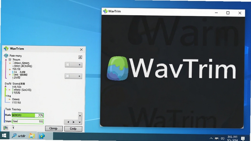WavTrim������Windows�������������еĳ����������������ʾ���ڴ�ռ�ã�������ˬ����������ͼ���WavTrim���ƣ�����Ϊǳ��ɫ����