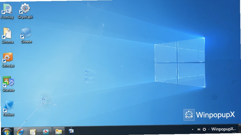WinpopupX��ϵͳ��������Ĭ���У�����չʾ�����������½�����ͼ�꣬����Ϊ����Windows���棬ͻ��������ռ�����̨��Ĭ����״̬������WinpopupX����
