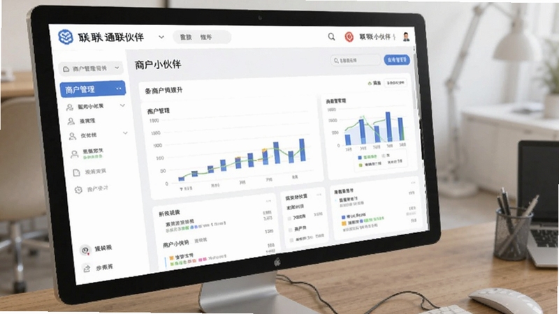 通联小伙伴 商户管理 界面展示