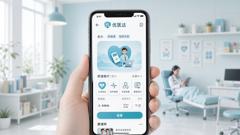 优医达 官方 医疗 健康 应用 界面 展示 图