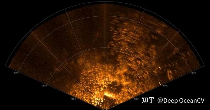 鱼探声呐成像效果图