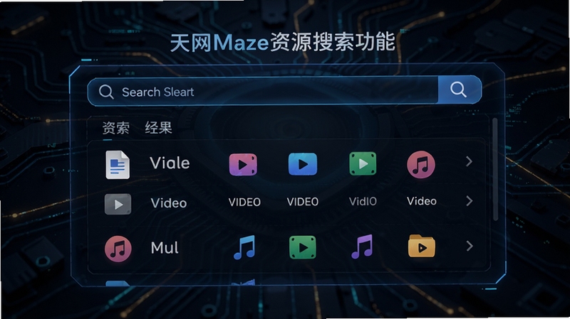 ����Maze��Դ��������չʾͼ����������Ϊ�����������б��������������ʾ�ĵ�����Ƶ�����ֵȶ����ļ�����ͼ�꣬����Ϊ��ɫ�Ƽ�������ͻ�������ٶ�����Դ�ḻ��