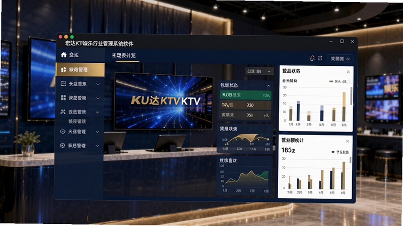 ���KTV������ҵ����ϵͳ�������������ͼ����������Ϊ�������������ڣ���๦�ܵ������������У��Ҳ����ݿ�����ʾ����״̬��Ӫҵ��ͳ�ƣ�����Ϊ�ִ�KTVǰ̨����������ɫ����������ů��Ϊ����ͻ��רҵ���������ĿƼ��������ֳ�����Χ