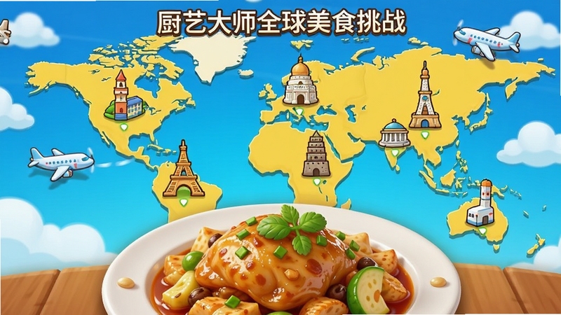 ���մ�ʦȫ����ʳ��ս������������������ͼ���Ĺؿ�ѡ����棬��ͬ���еر��Կ�ͨͼ���ע��ǰ��չʾһ������������ɫ�Ĳ�����д������Ϊ�������������е�С�ɻ���ɫ�ʷḻ����
