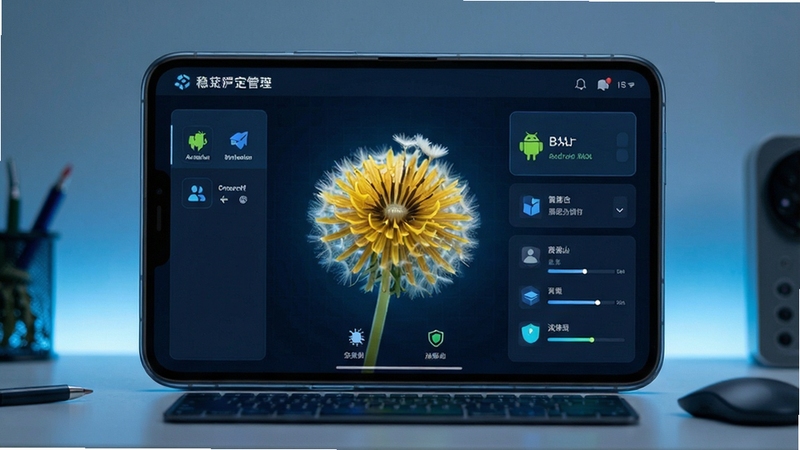 Dandelion 蒲公英 稳定运行 安卓系统适配 后台管理 流畅体验 科技风格