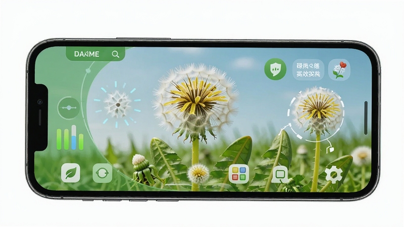 Dandelion 蒲公英 多功能集成 实用工具 手机应用 高效操作 绿色科技