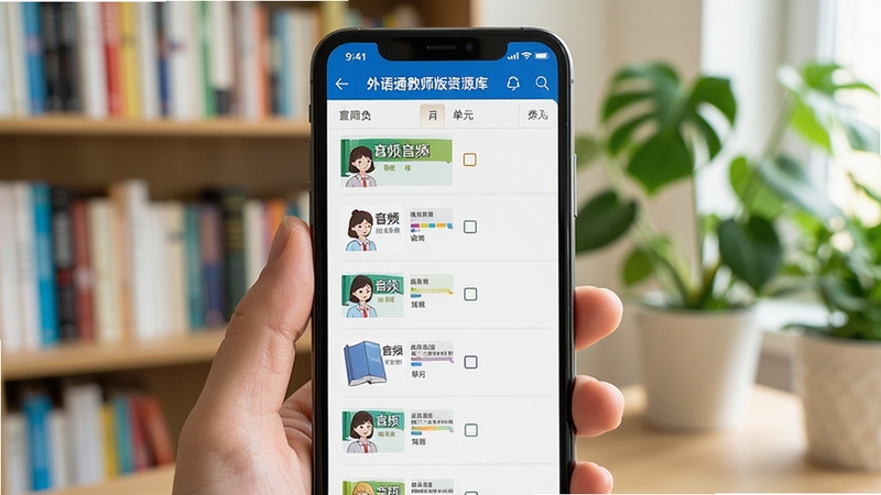 ����ͨ��ʦ����Դ����棬�ֻ���ĻչʾӢ��̲�ͬ����Ƶ�б��뵥ԪĿ¼������Ϊ�������ֲ�������������