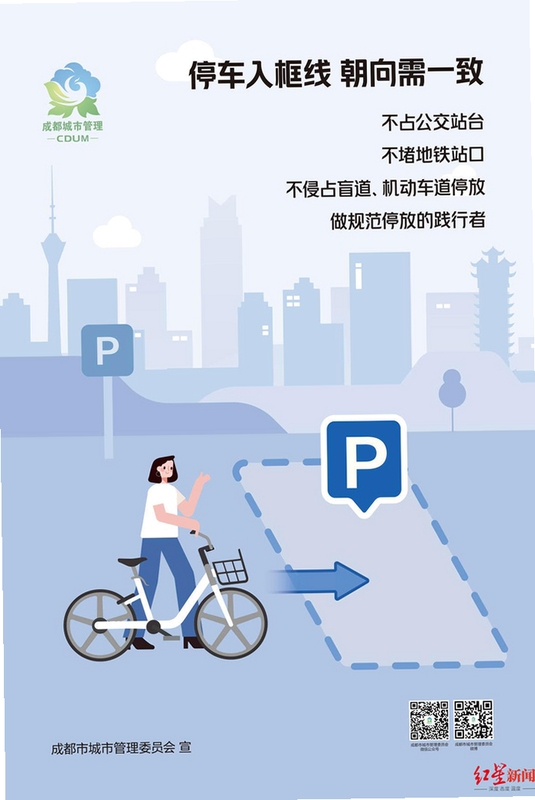 共享单车骑车随行 停车规范