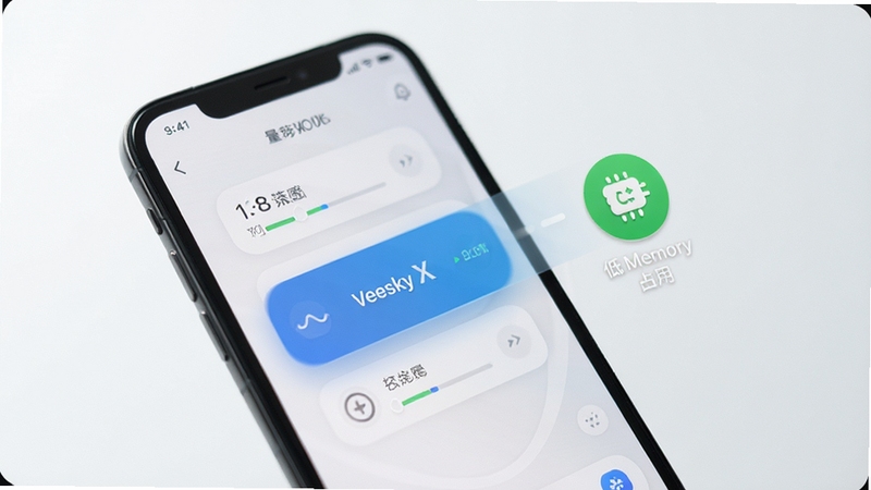 Veesky X �������ֻ���Ļ���������еĶ�̬����������Ԫ����컬�����Ա����������ڴ�ռ�õ���ɫСͼ�꣬����Ϊ���İ�ɫ��ǳ����ɫ��ͻ�����������Ĳ�Ʒ����