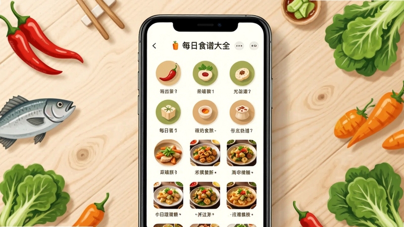 ÿ��ʳ�״�ȫ ���׷�����棬�ֻ���Ļ��չʾ������Ĳ�ϵͼ�����Ʒ����ͼ����Χ�������������㡢�߲˵�ʳ�Ĳ廭Ԫ�أ�����Ϊǳɫľ�����棬���������Ȼ��ϸ�ڷḻ���ʺ�Booguģ������