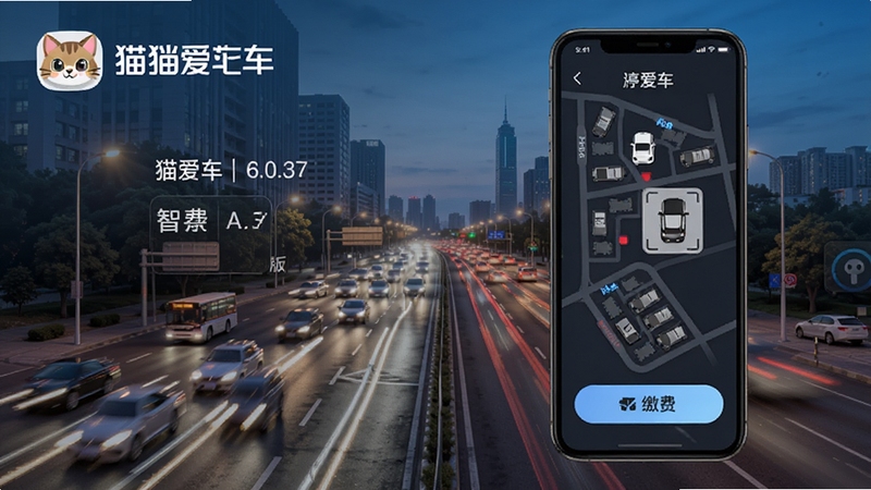 Сè���� 6.0.37 �汾 �ǻ�ͣ��APP ������ �ֻ��� չʾͼ ����Сè����LOGO ͣ������ͼ ����ʶ�� �ɷѰ�ť ����Ϊ���е�· ����UI��Ʒ��