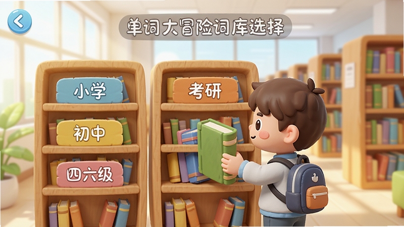 ���ʴ�ð�մʿ�ѡ����棬����չʾ�����ܱ�ǩ�ֱ��עСѧ�����С����С������������еȣ�һ����ͨ����������ѡ�鼮��������������ͼ��ݣ�������£���Ϣ�㼶����