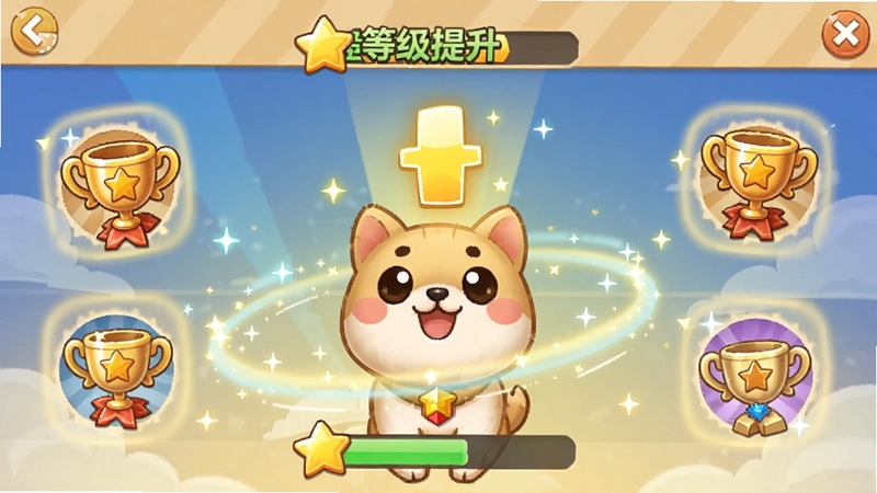 �ҵĳ���Pou�ɳ��������棬Pouͷ����ʾ�ȼ�������������Χ���ƾ���ֵ��Ч�ͳɾͽ���ͼ�꣬��ͨ�����ܰ�������ʺ�չʾ�����ɳ�ϵͳ