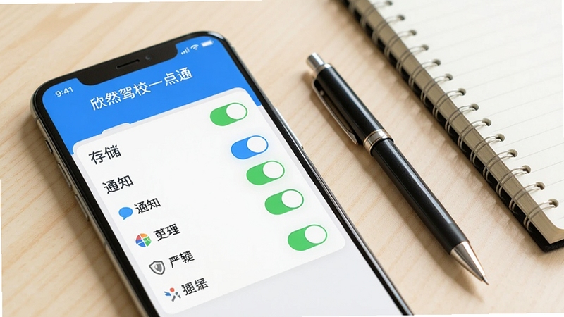 ����չʾ��Ȼ��Уһ��ͨ����Ȩ�޹������棬�ֻ���Ļ���г��洢��֪ͨ��Ȩ�޿��أ�����Ϊ�ɾ���ǳɫ���棬�Ա���һ֧�ʺͱʼǱ���ͻ����ȫ�ɿص�ʹ�����顣