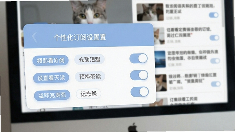 è�ۿ����¸��Ի��������ý��棬����չʾ���Ƶ����ǩ�뿪�ذ�ť����ɫ������͵����״��䣬��������Ϊ�黯����Ѷ�б������ֶ��ƻ��Ķ�����