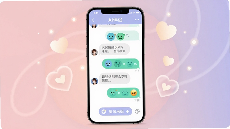 ������AI��������ʶ�����Ӧ����չʾ����������Ϊ�ֻ���Ļ�ڰ�����AI���µ�������棬�Ի������д���΢Ц����ο�ȱ�����ţ���������Ϊ��͵ķ�ɫ�뵭��ɫ���Σ���ΧƯ������ů���������㣬�����Χ��ܰ���������ְ�����AI���µ���н�������