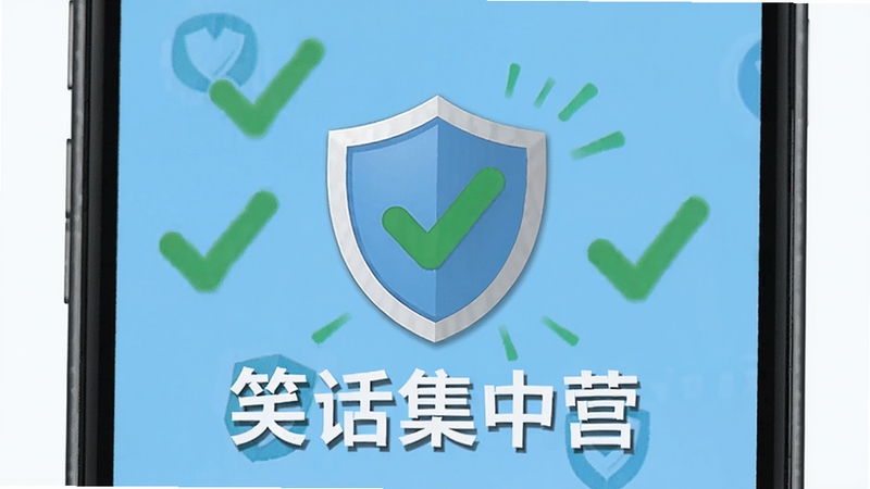 һ������ͼ��������ֻ���Ļ���룬��Χ������ɫ�Թ��͡�Ц������Ӫ�����֣�����Ϊǳ��ɫ��ȫ���⣬�������ţ��ʺ���Ϊ��ȫ˵����ͼ