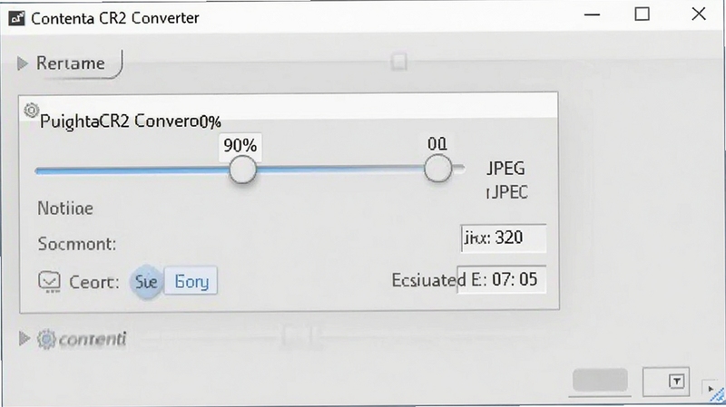 Contenta CR2 Converter ����������ý����ͼ��������ʾ������������еĻ��ʻ��鴦�� 90% λ�ã��Ա��� JPEG ��ʽ��ʶ��Ԥ���ļ���С��ʾ������Ϊǳ��ɫ���������������������ɼ���������ּ��רҵ�Ĺ����������