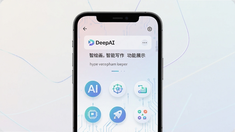 DeepAI���ܴ��� �ֻ����� AI�滭 ����д�� ����չʾͼ ���й�ͼ ǳɫ���䱳�� �Ƽ���ͼ�� ���UI���