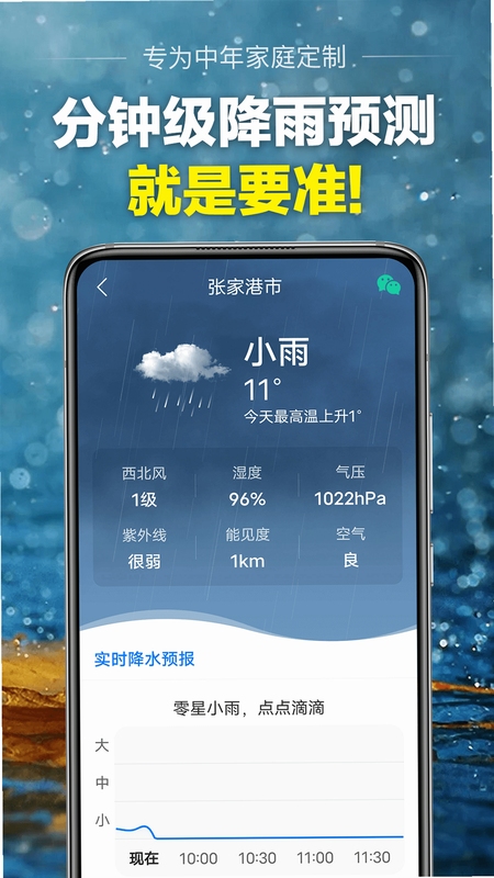 手机天气降水APP实时降水地图对比评测