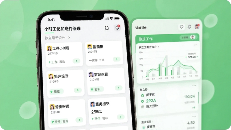Сʱ���ǼӰ������๤����Ŀ�������棬�ֻ���Ļչʾ���������Ƭ�Ͷ���ͳ����壬����Ϊ������ɫ��ͻ���������������
