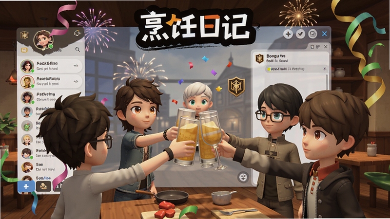����ռ��罻������������λ��ҽ�ɫ�ڲ����ھٱ���ף����Ļ���к����б��͹������촰�ڣ��̻��Ͳʴ�Ч����׺���棬����ռǱ�־λ�ڶ�����Booguģ������