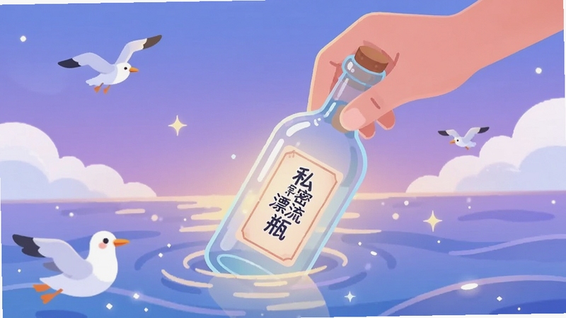 ˽��Ư��ƿӦ���ڵ�Ͷ�ݽ�����д��һֻ����������Ĳ���ƿ���벨�����Եĺ��棬ƿ����ǩд��˽��Ư��ƿ��������Χ�к�Ÿ���ƶ��׺����������ܰ���������ñ�ƽ�廭���ɫ��������ɫ����Ϊ����ǿ������Ͷ�ݵ���ʽ��